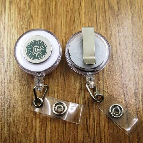 Plane ID Badge Reel gift for him/her friend family retractable recoil id badge holder work fun