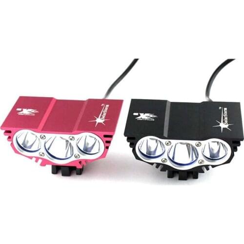 Solarstorm X3 3xCREE XM-L 2200 Lumens 4-Mode LED Rechargeable Bicycle Light