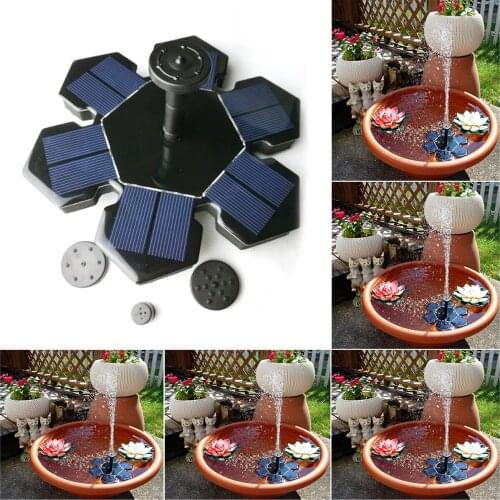 Solar fountain Water Pump Garden Pool Pond Bird Bath Fish Tank Park Indoor Landscape Home Decoration Collector New