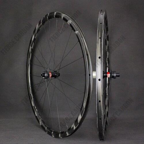 FIERCE X Cross 30/35/45/50mm Depth Carbon Wheelset Time Trial/Triathlon NOVATEC 411-412SB Disc Brake Carbon Racing Wheelset