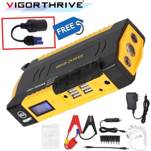 Car Power Bank 12V Emergency Discharge Car Jump Starter For Petrol Car Auto Starting Car Battery Booster Petrol Starting Device