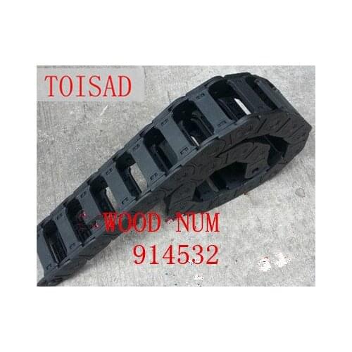 1M Open Cable drag chain wire carrier 25*57mm 1000mm (40")/ Cable carrier towing chain