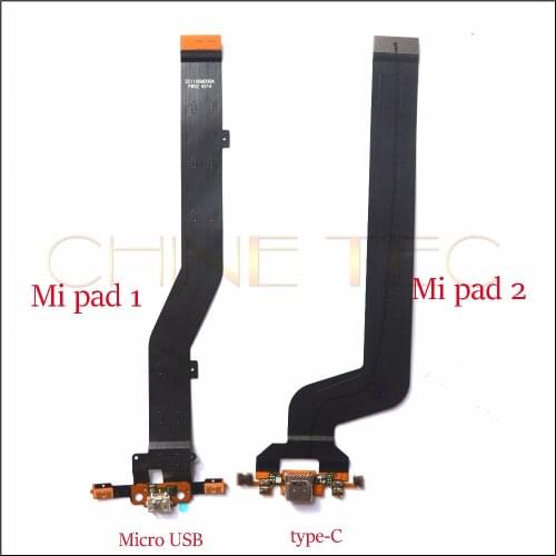 1pcs for Xiaomi Mi Pad 1 Micro USB & Mi pad 2 Type-C Dock Charger Connector Charging Port Flex Cable for Mipad 1 Mipad2