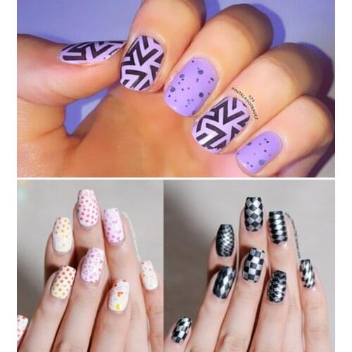 200pcs BC Series Lace Flowers Design Nail Image Plates Polish Print Steel Stamping Template DIY Nail Stamp new Tools