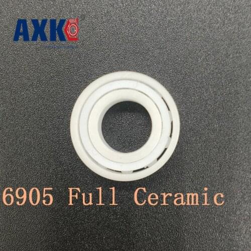 2021 Rodamientos Rolamentos Axk 6905 Full Ceramic Bearing ( 1 Pc ) 25*42*9 Mm Zro2 Material 6905ce All Zirconia Ball Bearings