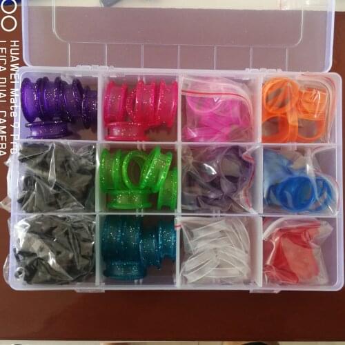 280PCS Finger Rings Inserts and Bumper fit any Hairdressing Scissor replacement parts