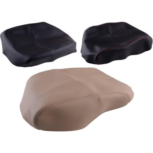 Car Microfiber Leather Interior Console Armrest Lid Skin Cover fit for Honda Pilot 2009 2010 2011 2012 2013 2014 2015
