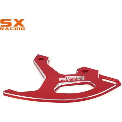 Motorcycle CNC Red Guard Rear Brake Disc Rotor Protector Cover For HONDA CR125R CR250R CRF250R CRF450R CRF450RX CRF250X CRF450X