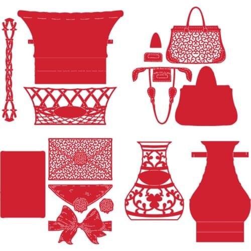 Flower Basket Envelope Vase Metal Cutting Dies Scrapbooking Album Paper DIY Card decoration Craft Embossing Die Cuts 2019 New