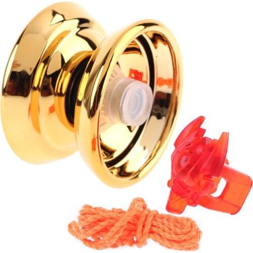 Children Love Interesting Preety Aluminum Alloy Kids YoYo Ball Bearing String Children Professional Playing Toy