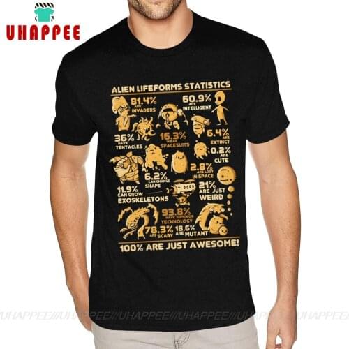 Alien Statistics Shirt XXXL Man Hot T-shirts
