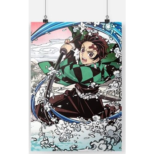 Tanjiro Kamado Kimetsu no Yaiba anime Canvas poster Painting wall Art decor Living room Bedroom Study Home Decoration Prints