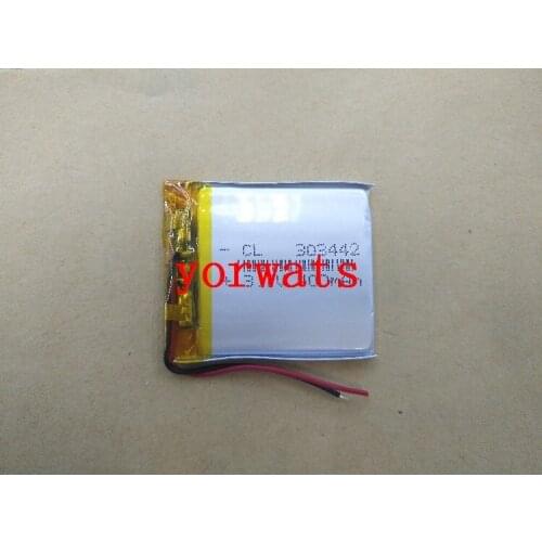 New Hot A Rechargeable Li-ion Cell New 3.7V lithium ion battery 303442 033442 400mah smart watch mini fan