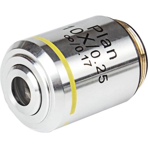 High Definition Microscope Achromatic Objective Lens INFINITY PLAN DIN 4X 10X 20X 40X 100X For Biological Microscope