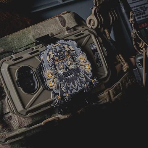 21st Century Legendary Pirate Blackbeard Captain Embroidery Patches Warrior Hero Tactical Helmet Outdoor Badge For Clothes Vest