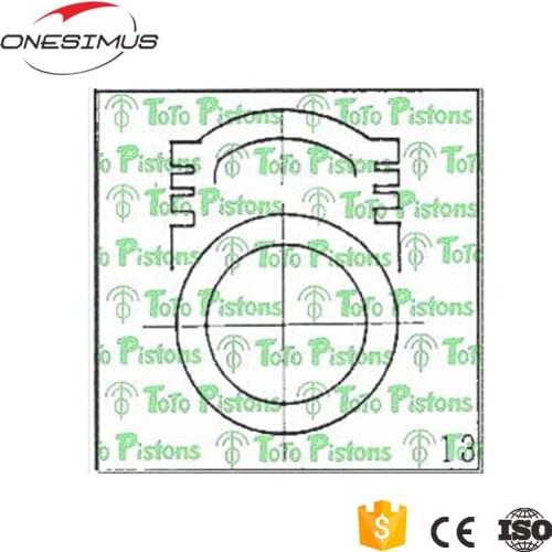 OEM 13101-61020 94mm 6cylinder STD Engine Piston set for 2F truck fa100/101/115 FJ55 land cruiser