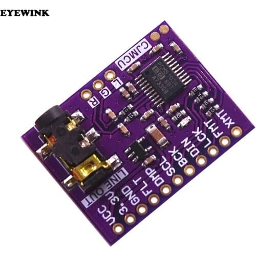 Interface I2S PCM5102 DAC Decoder GY-PCM5102 I2S Player Module For Raspberry Pi pHAT Format Board Digital PCM5102A Audio Board