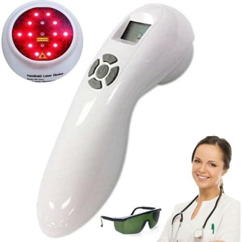 Portable Handy Cure Body Pain Relief Laser Therapy Device with 808nm and 650nm Low Level Laser Therapy Device LLLT