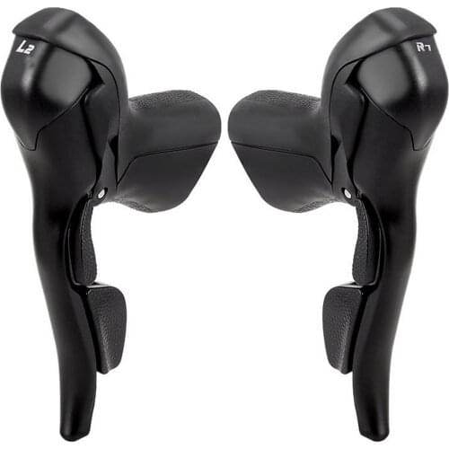 Road Bike Shifter 7/8/9/10/11 Speed Bicycle Dual Control Brake Lever Shift Levers Derailleur Compatible for Shimano 23.5-24.2mm