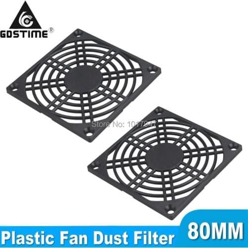 5PCS LOT Gdstime Computer Mesh 80mm Dustproof Filter PC Fan Dust Cover for 80x80mm 8cm Case Cooler