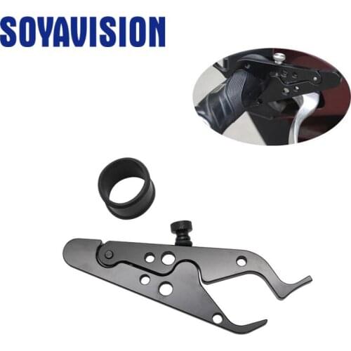 Universal Cruise Control Assist Throttle Clamp with Rubber Ring Handlebar for Motorcycle Moto Accessories