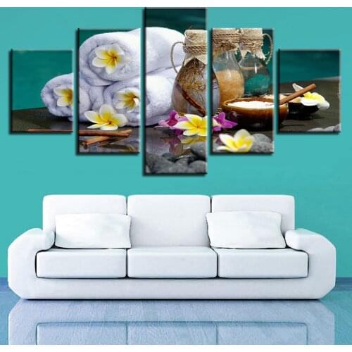 Cross Stitch Home Decor Full Round Drill Diamond Picture Flower Gift Embroidery 5 Pcs Painting Rose Purple Yellow Wall Sticker