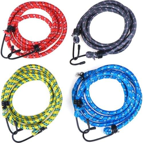 1PCS Elastics Rubber Luggage Rope Cord Hooks Bikes Rope Tie Bicycle Luggage Roof Rack Strap Fixed Band Hook Bicycle Accessories