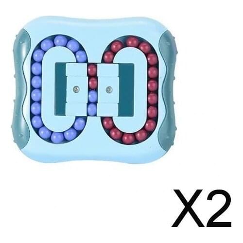 2xRotating Bean Handheld Toy Fingertip Children Educational Toys Style 1