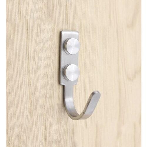 4 Pcs Wall Hooks Clothes Hanger Door Wall Hooks Key Coat Bag Hat Hanging Hangers for Kitchen Bathroom