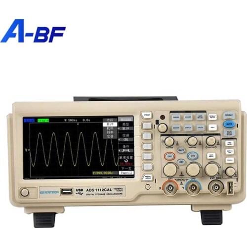 A-BF Digital Oscilloscope 2 Analog Channels 200MHz 110MHz Bandwidth 1GSa/s USB Host Storage Oscilloscope Color Screen 20K 40K