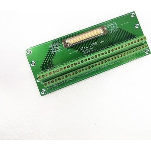 D-SUB DB62 Male Header Breakout Board, Terminal Block, Connector