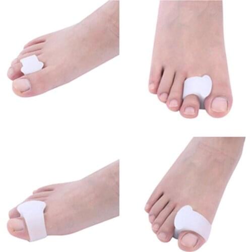 Hot 1 Pair Silicone Bunion Corrector Toe Separator Straightener Pain Relief Tool Nail Tools Gift New