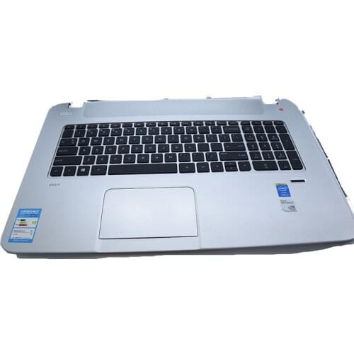 JIANGLUN Palmrest With Keyboard and Touchpad For HP ENVY TouchSmart 17 Notebook PC 17-j185na