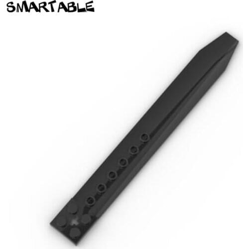 Smartable Wedge Plate 2x16x0.333 Triple with Axle Hole Building Blocks MOC Parts Toys Compatible Major Brand 62743 20pcs/Lot