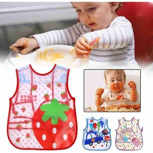 Overalls Kid Infant Bibs Baby Soft Cartoon Bib Waterproof Saliva Dripping Bibs Inverted Gown Baby Stuff Baby Children Aged 1-6