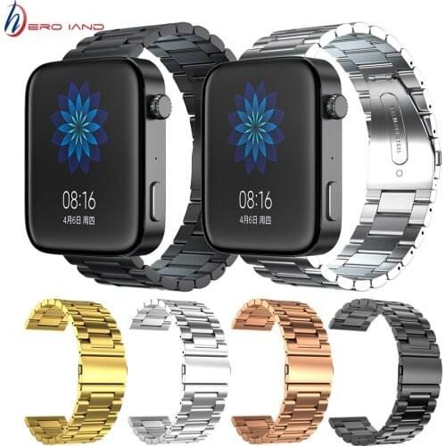 Metal Strap For Xiaomi Mi Watch Screwless Stainless Steel Bracelet Strap For Mi Watch Band Wristband Strap Watch accessory