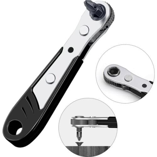 Mini Bit Ratchet Wrench Bit Nozzle Handle Screwdriver Hexagon Torx Bit Nozzle Socket Wrench Screwdriver Tools