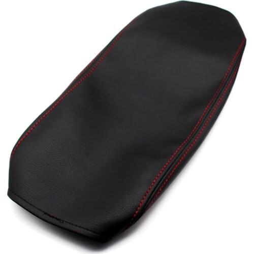 Soft Microfiber Leather Armrest Cover For Toyota Camry 2006 2007 2008 2009 2010 2011 Car Center Control Armrest Box Cover Trim