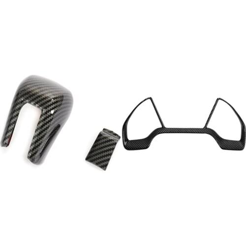 Gear Shift Head Cover Trim for Honda Civic 2016- 2019 with Dash Board Instrument Panel Trim for Honda 10Th Gen Civic