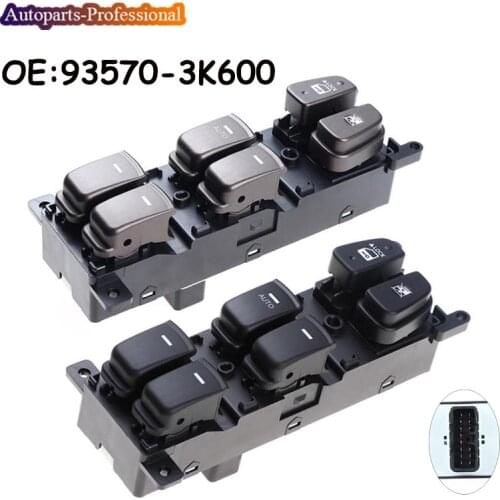 OEM 93570-3K600 935703K600 For Hyundai Sonata 2007-2010 New Front Left Driver Side Lifter Power Window Switch Car