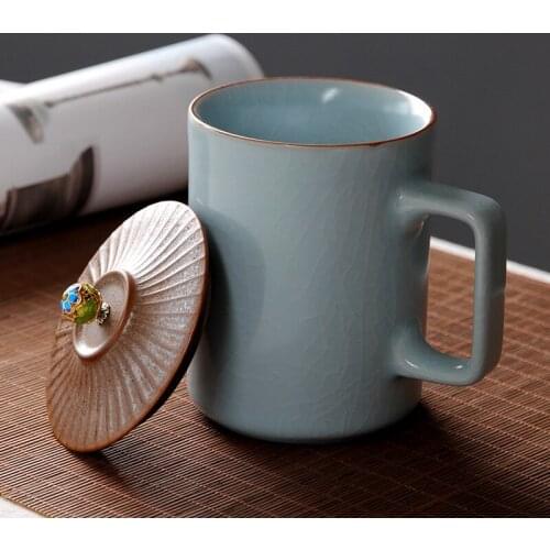 Personal Cup Mug five famous kilns office water cup ceramic mug student simple cup