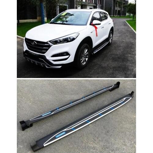 High quality Aluminum alloy Running Boards Side Step Bar Pedals Fits For Hyundai Tucson 2015.2016.2017