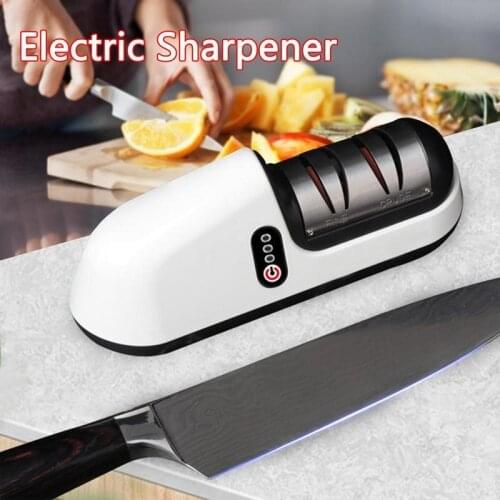 Professional Electric Household with 2-level and 3-speed Kitchen Knife Sharpening System for Quick Sharpening