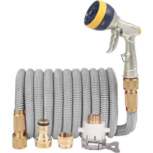 Garden Hose Expandable Magic Flexible Water Hose Eu Hose High Pressure Car Wash Plastic Hoses Pipe With Spray Gun To Watering