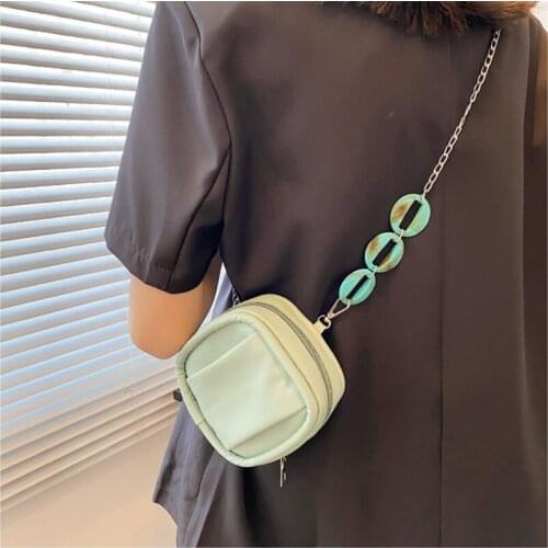 Womens White Hand Wallet Female Luxury Leather Shoulder Bag Fashion Designer Ladies Mini Circular Handbags Crossbody Bag Bolsos