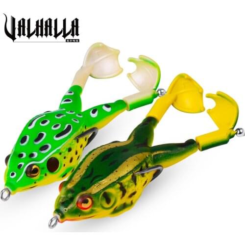 Comdaba 1PCS Duck Fishing Lure 13.5g-9.5cm Ducking Fishing Frog Lure 3D Eyes Artificial Bait Silicone Crankbait Soft Carp Lure