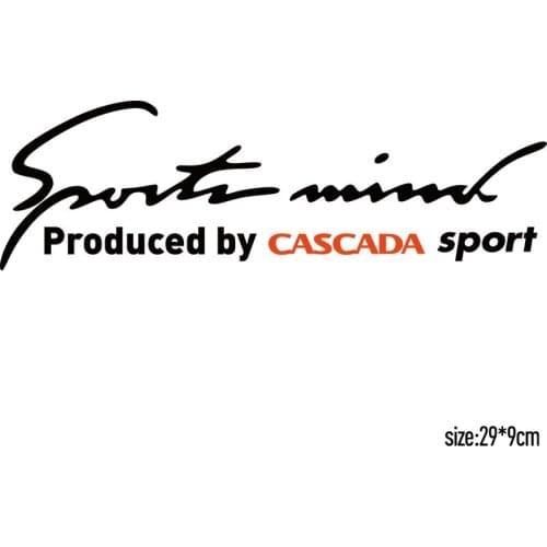 10 Pieces Customizable Sports Car Covers sticker decal Car-Styling For opel cascada car goods car accessories