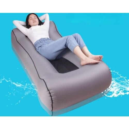 190*85*35cm Outdoor Portable Lazy Sofa Folding Inflatable Sofa Bed Lazy Air Sofa Sleeping Bag Saco De Dormir Lazy Air Sofa