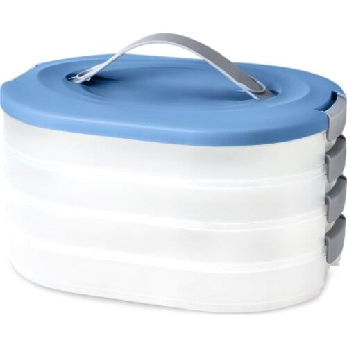 Household Wonton Dumpling Storage Box Multi-Layer Food Grade Quick Freezing Box D1