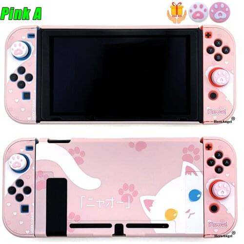 Special Cat Case For Nintend Switch NS NX Console Protective Hard Case Shell for Nintendo Switch JoyCon Colorful Back Cover